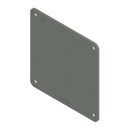 Wireway Closure Plate, 12 Type, NEMA 12 Rating, Steel, ANSI 61 Polyester Powder MPN:F44WP