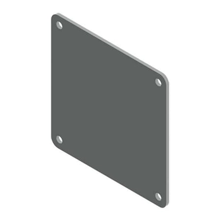 Wireway Closure Plate, 12 Type, NEMA 12 Rating, Stainless Steel, 2B Cold Rolled MPN:F44WPSS