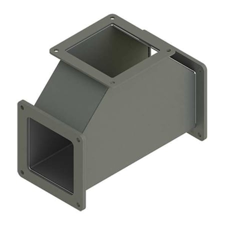 Wireway Tee, 12 Type, NEMA 12 Rating, Steel, Painted MPN:F44WT