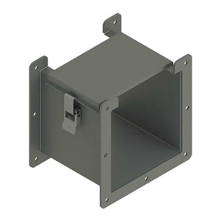Straight Section Wireway, 12 Rating, Steel, Powder Coated MPN:F66L06
