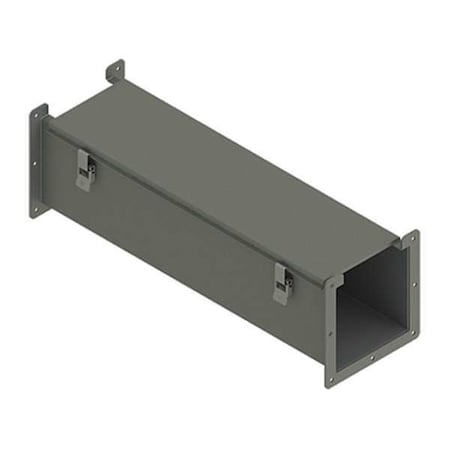 Straight Section Wireway, 12 Rating, Steel, Powder Coated MPN:F66L24