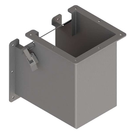Wireway 90 Degree Elbow, 12 Type, NEMA 12 Rating, Steel, Painted MPN:F66LE9B