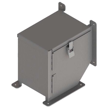 Wireway 90 Degree Elbow, 12 Type, NEMA 12 Rating, Steel, Painted MPN:F66LE9C