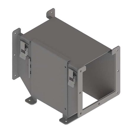Wireway Tee, 12 Type, NEMA 12 Rating, Steel, Painted MPN:F66LTC