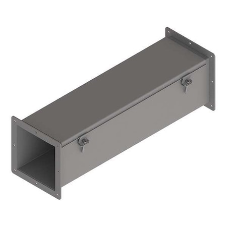 Straight Section Wireway, 12 Rating, Steel, Powder Coated MPN:F66W24