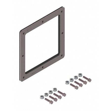 Wireway Box Connector, 12 Type, NEMA 12 Rating, Steel, Painted MPN:F66WB