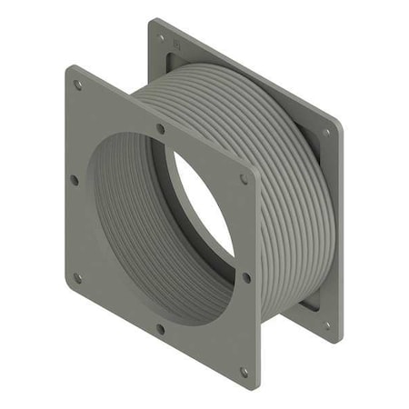 Wireway Flexible Fitting, 12 Type, NEMA 12 Rating, Steel, Painted MPN:F66WFF