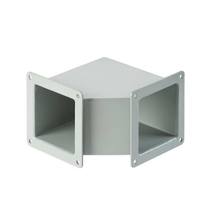 Wireway 90 Degree Elbow, 12 Type, 12 Rating, Mild Steel, Powder Coated MPN:F88WE90