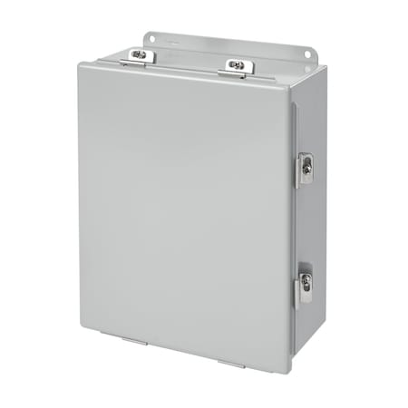 Continuous Hinge with Clamps, Type 4, 16.00x14.00x10.00, Gray, Mild St MPN:A161410CHNF