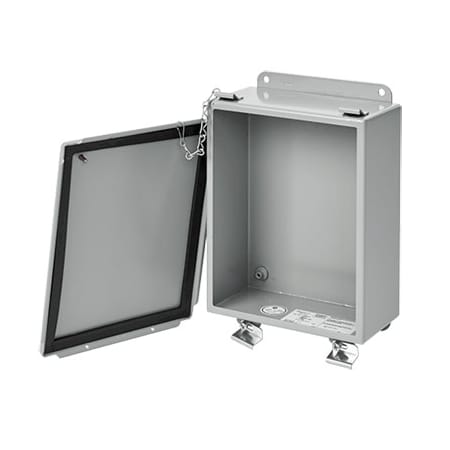 Lift-Off Clamp Cover, Type 12, 16.00x14.00x6.00, Gray, Steel MPN:A1614LP