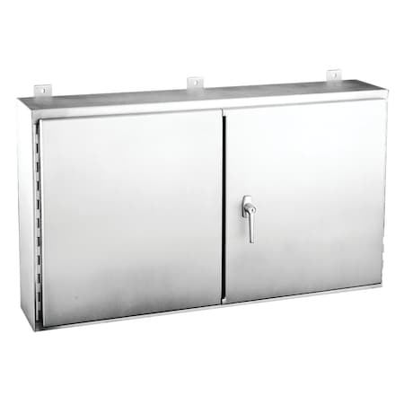 Continuous Hinge Two-Door with 3-Point Latch, Type 12, 24.00x42.00x8.0 MPN:A244208WFSSLP