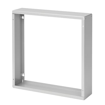 Screw-Cover Pull Box Extender, Type 1, fits 36.00x24.00, Gray, Steel MPN:A36244SU