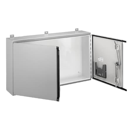 Continuous Hinge Two-Door with Handle, Type 12, 42.00x48.00x12.00, Ste MPN:A424812WFLP