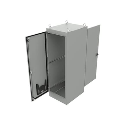 Free-Stand, Single or Dual Access, Type 12, 72.06x30.06x24.06, Gray, S MPN:A723024FSDAG