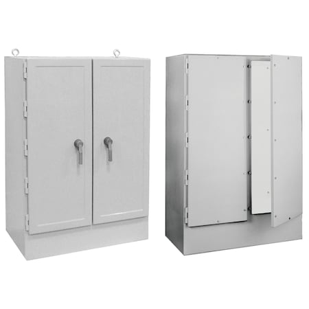 Two-Door Free-Stand, Type 4X, 72.00x49.00x24.50, Fiberglass MPN:A724925FG