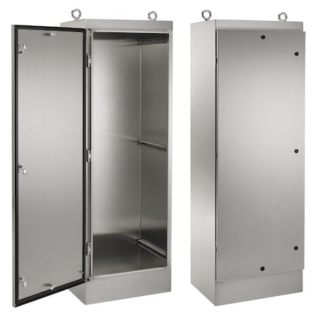 General Purpose Single-Door Free-Stand with Quarter-Turn Latches, Type MPN:A72HS3624SSLPQT