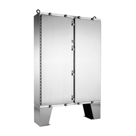 Two-Door with Floor Stands, Type 4X, 74.06x72.06x24.06, SS Type 316L MPN:A74H7224SS6LP