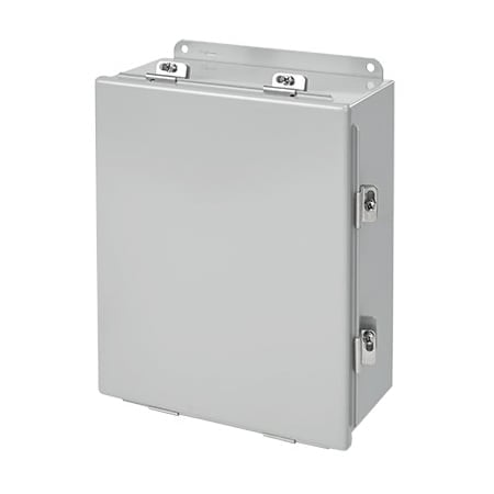 Continuous Hinge with Clamps, Type 4, 8.00x6.00x6.00, Gray, Mild Steel MPN:A8066CHNF