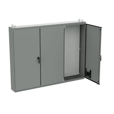 Free-Stand, Multi-Door, Type 12, 86.12x112.00x20.12, Gray, Steel MPN:A86M3E20G