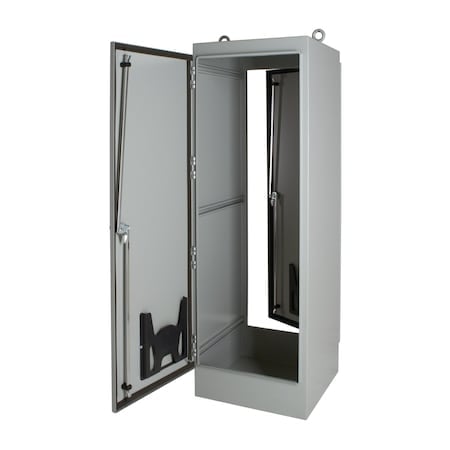 Free-Stand, Single or Dual Access, Type 12, 90.06x72.06x20.06, Gray, S MPN:A907220FSDG