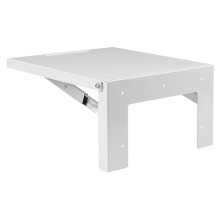 Large Folding Shelf, 24.00x24.00, Gray, Steel MPN:AA61SHLF2424