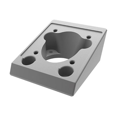 Angle Adapter, fits 4x4 Pedestal, Aluminum MPN:AAA1544