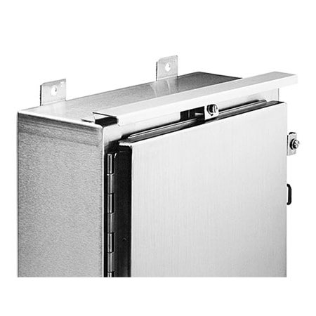 Stainless Steel Drip Shield Kit for Type 4 and 4X Wall-Mount Enclosure MPN:ADK16SS6