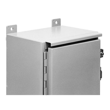 Drip Shield Kit for Type 12 Enclosures, fits B=42.00, Gray, Steel MPN:ADK42A