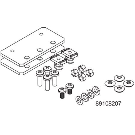 Replacement Hardware Kit for Hazardous Location LED Lights MPN:AHKC1D2LED