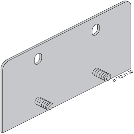 Mounting Bracket Kit, 14.00 fits 14 ga., Gray, Steel MPN:AMFK3RL014