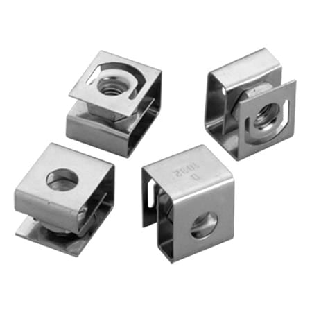 Clip Nut Package, No 10-32, Steel, 20 PACK MPN:AN1032