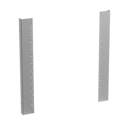 Rack Mounting Angle Kit - L Style, fits 24.00, Steel MPN:ARAK24