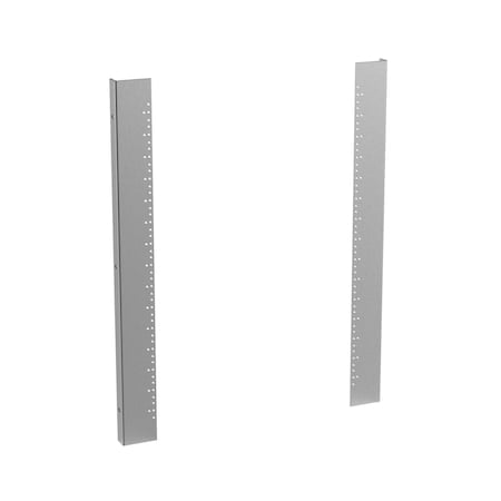 Rack Mounting Angle Kit - L Style, fits 30.00, Steel MPN:ARAK30