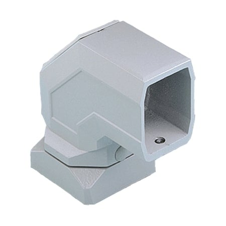 COMPACT Series 2 Flange Elbow Coupling, fits 45x60mm, Lt Gray, Aluminu MPN:CCS2FECLG