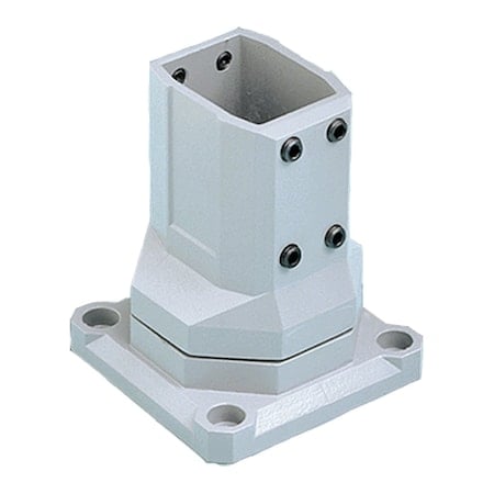 COMPACT Series 2 Rotational Base, fits 45x60mm, Lt Gray, Aluminum MPN:CCS2RBLG