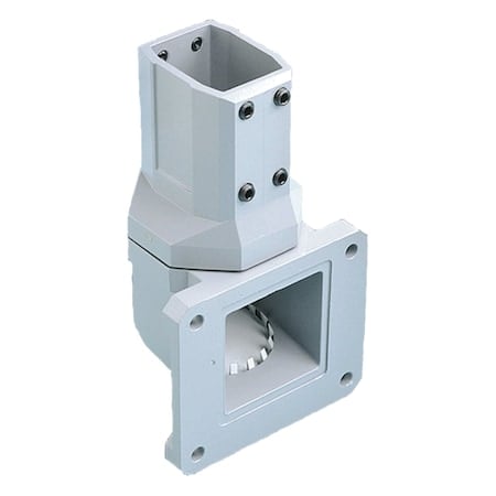 COMPACT Series 2 Wall Joint (Vertical), fits 45x60mm, Lt Gray, Aluminu MPN:CCS2WJVLG