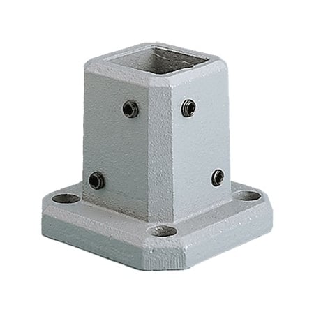 COMPACT Series 4 Base Bracket, fits 80x80mm, Lt Gray, Steel MPN:CCS8BBLG