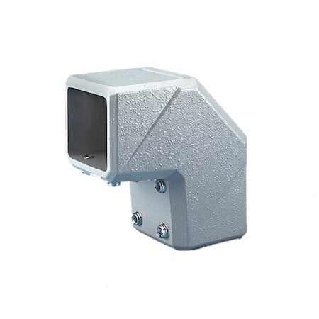 COMPACT Series 4 Elbow, fits 80x80mm, Lt Gray, Aluminum MPN:CCS8ELLG