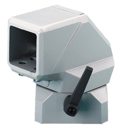 COMPACT Series 4 Flange Elbow Coupling, fits 80x80mm, Lt Gray, Aluminu MPN:CCS8FECLG