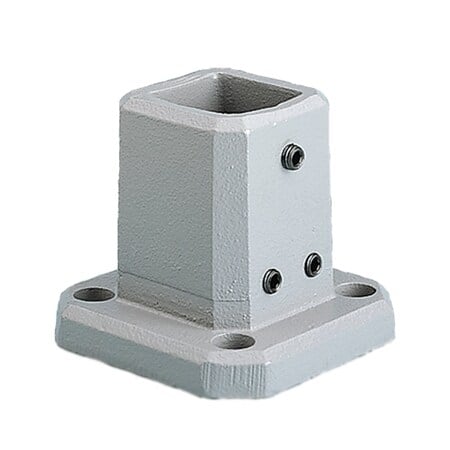 COMPACT Series 4 Wall Flange, fits 80x80mm, Lt Gray, Aluminum MPN:CCS8WFLG