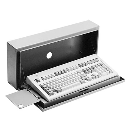 CONCEPT Keyboard Box, 10.00x23.30x4.79, Gray, Steel MPN:CKBC24