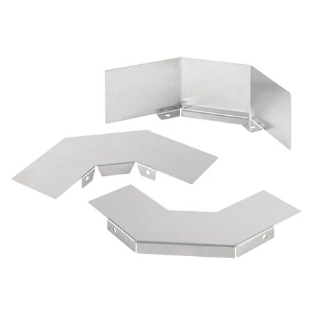 Divider 90 deg. Elbow, 4.00x4.00, SS T MPN:CT44DEOC90SS