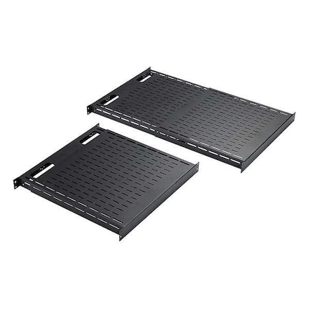 Shelf, Steel, Black, Holds Equipment MPN:D19FVT69B