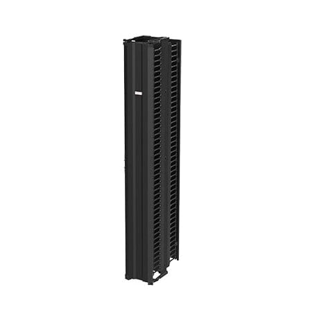 CABLETEK Vertical Cable Manager, 84.00x11.250x21.200, Black, Aluminium MPN:DV10DF7