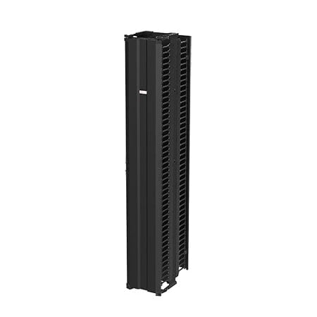CABLETEK Vertical Cable Manager, 84.00x13.250x21.200, Black, Aluminium MPN:DV12DF7