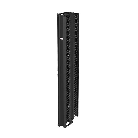 CABLETEK Vertical Cable Manager, 84.00x7.2500x21.200, Black, Aluminium MPN:DV6DF7