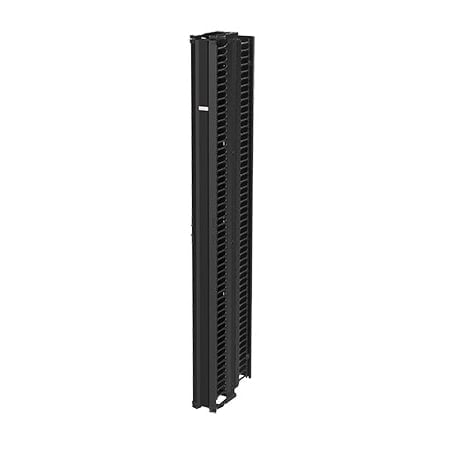 CABLETEK Vertical Cable Manager, 96.00x7.2500x21.200, Black, Aluminium MPN:DV6DF8