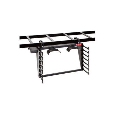 CABLERACK, 12.441 x20.157 x11.496, Black, Steel MPN:E19T6U
