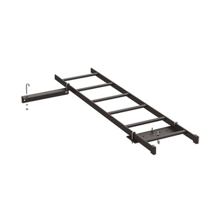 Rack-To-Wall Kit, Black, Steel MPN:E45RUBKIT