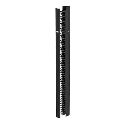 CABLETEK-EC Vertical Cable Manager, 84.00x3.5.00x9.00, Black, Steel MPN:EC3S7